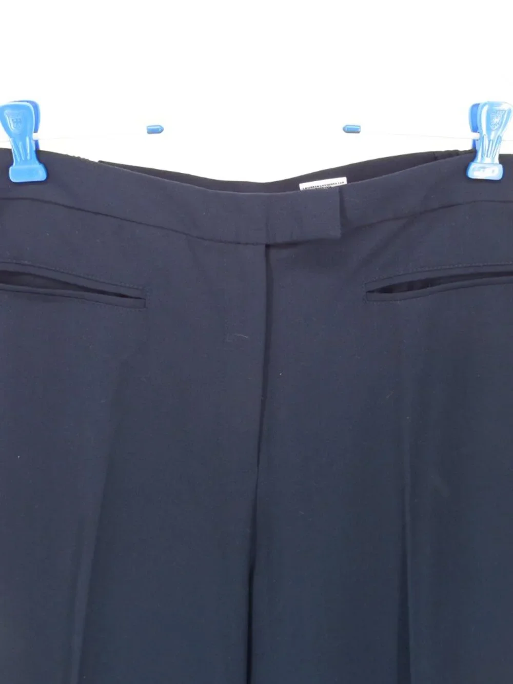 Ruby RD Women's Fall Dress Pants Navy Blue Wide Leg Size 18W